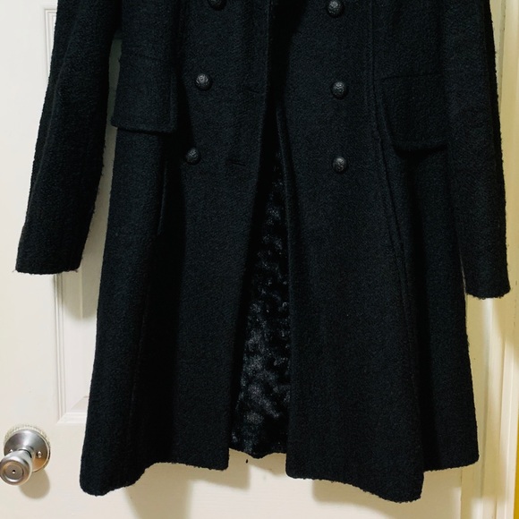 Laundry by Shelli Segal long black coat - Picture 4 of 4